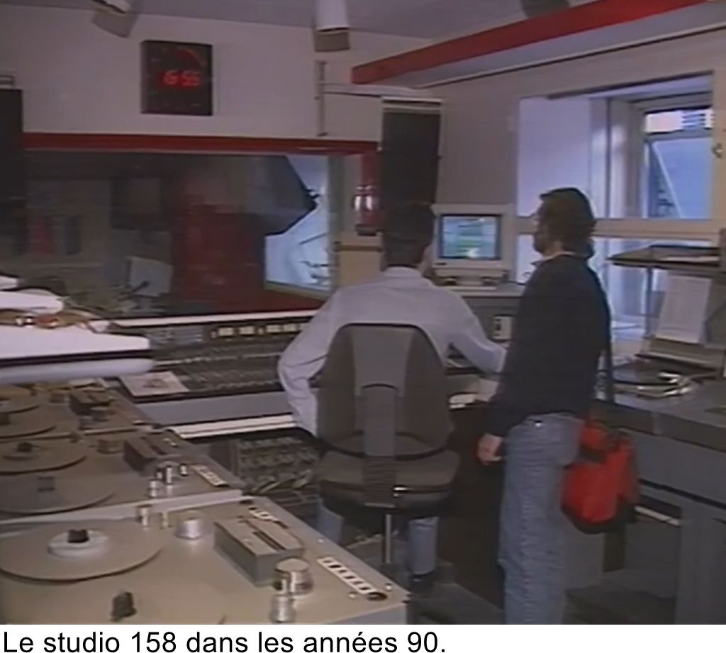 Le studio 158 dans les années 90.