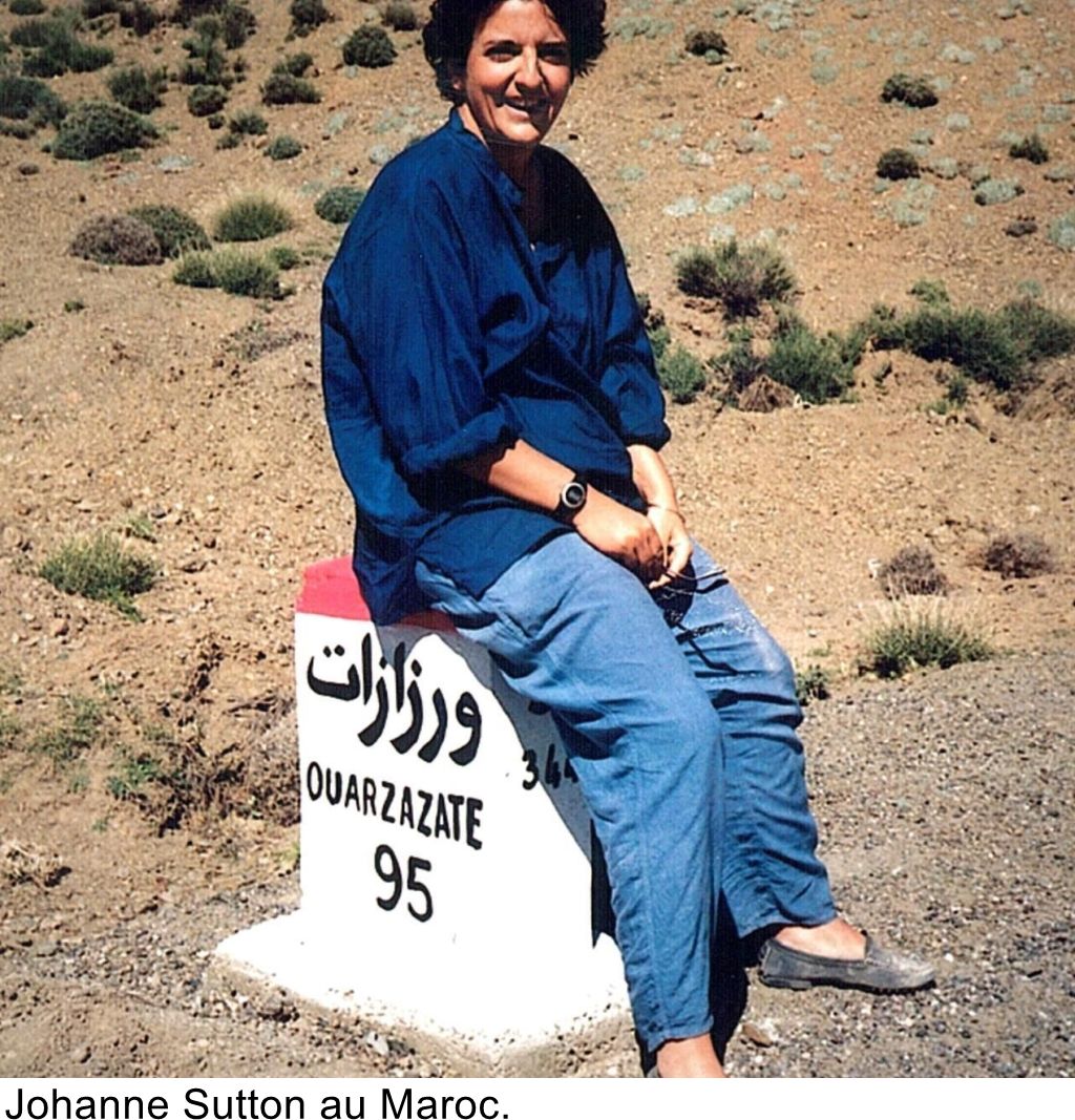 Johanne Sutton au Maroc.