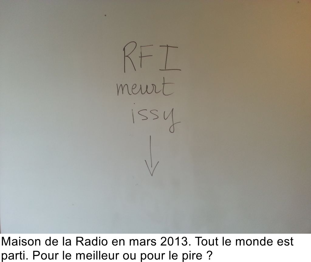 Maison de la Radio en mars 2013. Tout le monde est parti. Pour le meilleur ou pour le pire ?