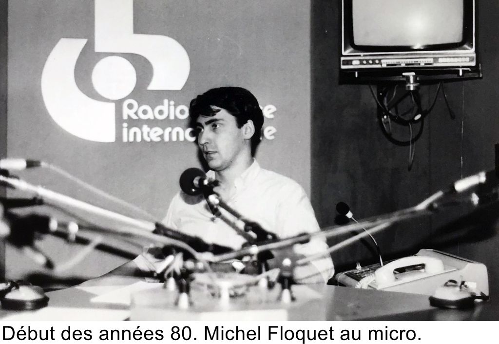 Début des années 80. Michel Floquet au micro.