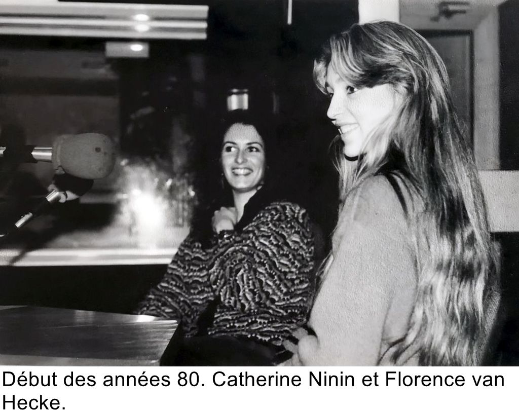 Début des années 80. Catherine Ninin et Florence van Hecke.