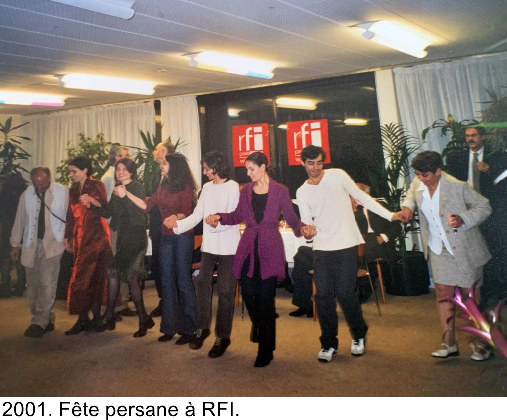 2001. Fête persane à RFI.
