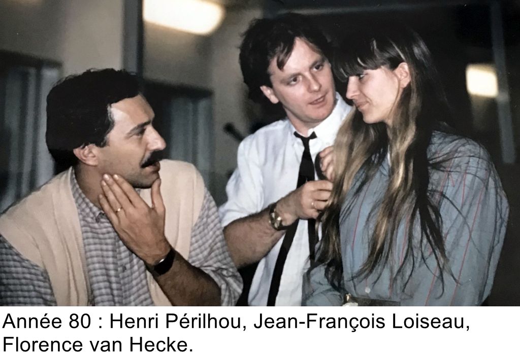 Année 80 : Henri Périlhou, Jean-François Loiseau, Florence van Hecke.