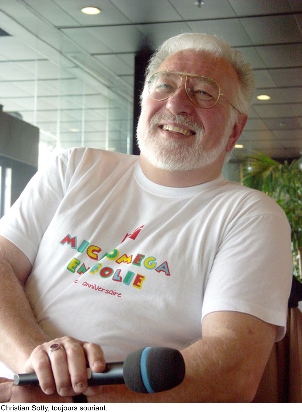 Christian Sotty toujours souriant